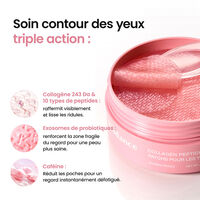 Patchs pour les yeux aux peptides de collag&egrave;ne