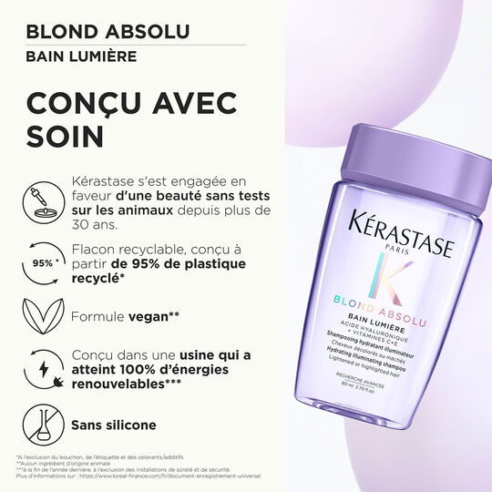 Bain Lumi&egrave;re Blond Absolu 80ml