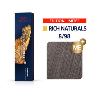 Coloration permanente Koleston Perfect Me+ 8/98 blond clair fum&eacute; perl&eacute;