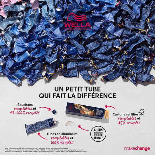 Coloration permanente Koleston Perfect Me+ 6/45 blond fonc&eacute; cuivr&eacute; acajou