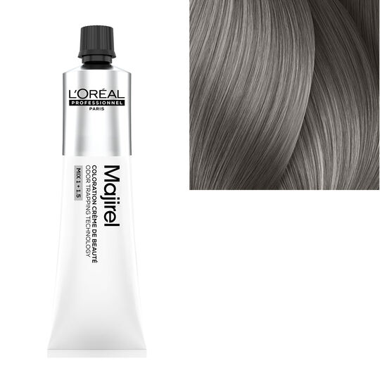 Coloration cr&egrave;me de beaut&eacute; Majirel CC 8.1 blond clair cendr&eacute;