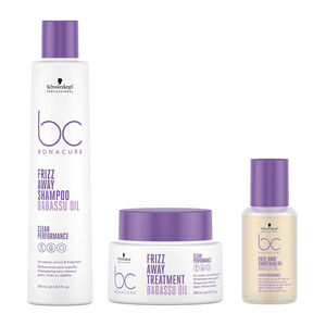 Rituel lissant cheveux indisciplinés BC Frizz Away,  Rituel lissant cheveux indisciplinés BC Frizz Away