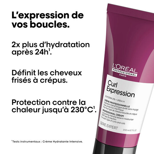 Cr&egrave;me sans rin&ccedil;age Curl Expression - Hydratant intensif