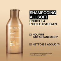 Routine hydratante cheveux secs et r&ecirc;ches All Soft
