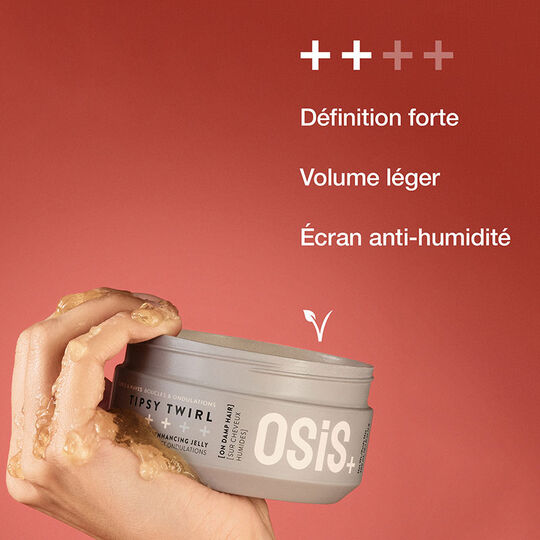 Gel&eacute;e sublimatrice boucles et ondulations Tipsy Twirl Osis+