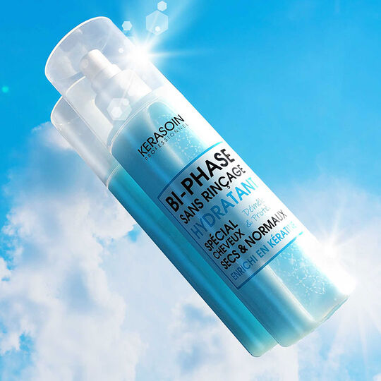 Démêlant bi-phase à la kératine