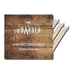 Pochette de 20 allumettes h&eacute;mostatiques sp&eacute;ciale rasage O'Barber