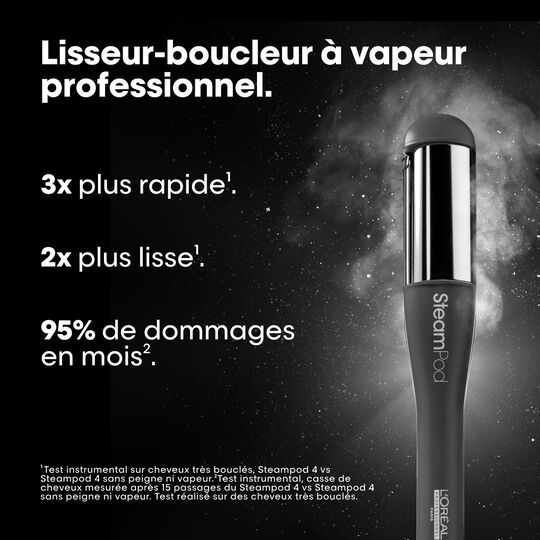 Duo SteamPod 4 &eacute;dition limit&eacute;e Meteora et soin lissant