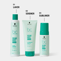 Baume-gel&eacute;e l&eacute;ger pour cheveux fins BC Volume Boost