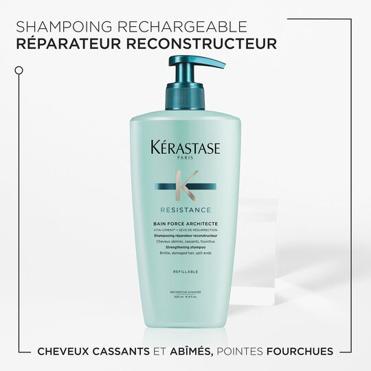 Bain Force Architecte R&eacute;sistance 500 ml rechargeable