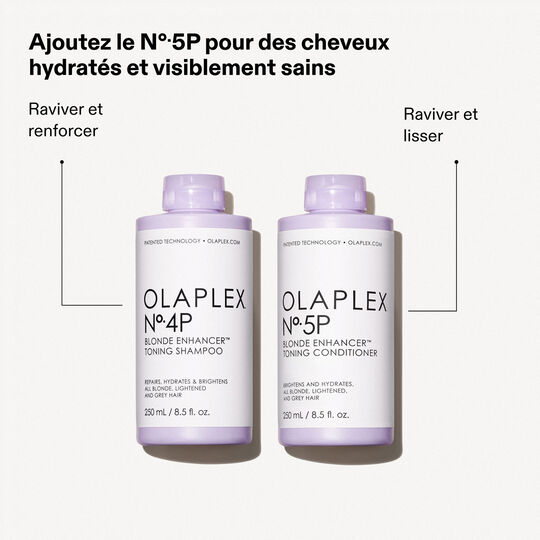 Routine cheveux blonds
