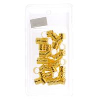 Anneaux bijoux cheveux doré grand modèle,  Anneaux bijoux cheveux doré grand modèle