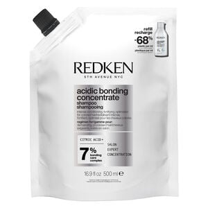 Shampooing r&eacute;parateur pour cheveux ab&icirc;m&eacute;s Acidic Bonding Concentrate recharge 500 ml