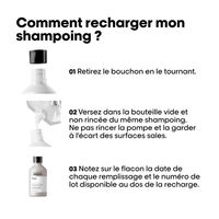Duo recharge d&eacute;jaunissant Silver + shampooing 500ml