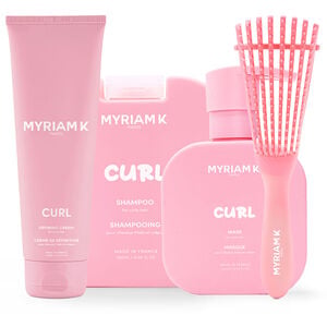 Rituel pour cheveux boucl&eacute;s