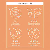 Faux ongles xpress/on pass my towel