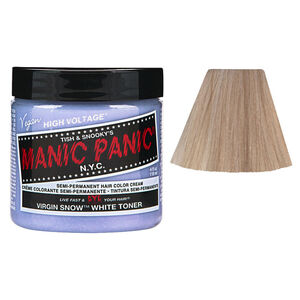 Coloration semi-permanente Manic Panic virgin snow toner,  Coloration semi-permanente Manic Panic virgin snow toner