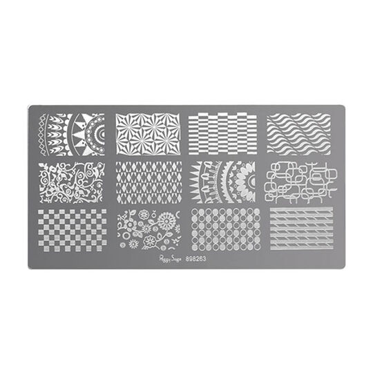 Plaque de stamping nail art 3