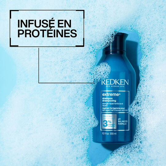 Shampooing fortifiant Extreme pour cheveux abîmés