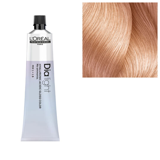 Coloration ton sur ton Dia light Hyaluronic 10.24 milkshake iris&eacute; cuivr&eacute;