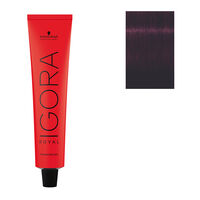 Coloration permanente Igora Royal 5-99 châtain clair violet extra