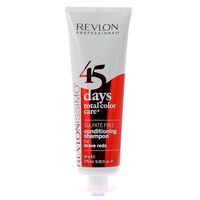 2 en 1 Shampooing et soin cheveux color&eacute;s 45 Days rouge dangerous reds