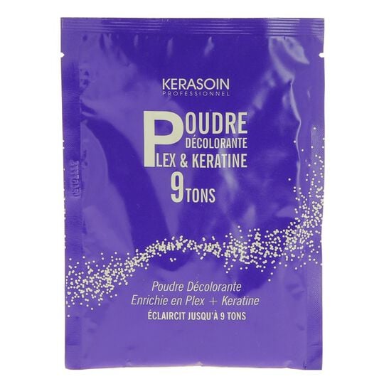 Poudre décolorante anti-casse Plex & kératine 9 tons 50gr