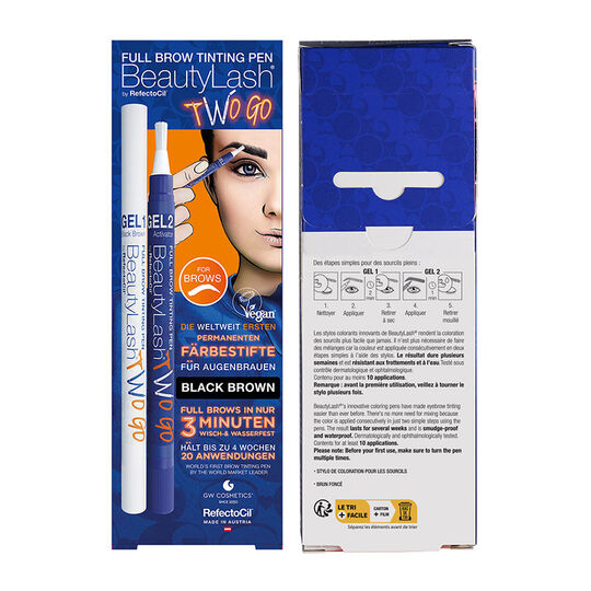 Stylo coloration des sourcils brun fonc&eacute;