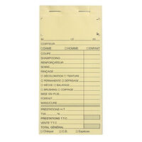 Carnet de caisse avec num&eacute;ro