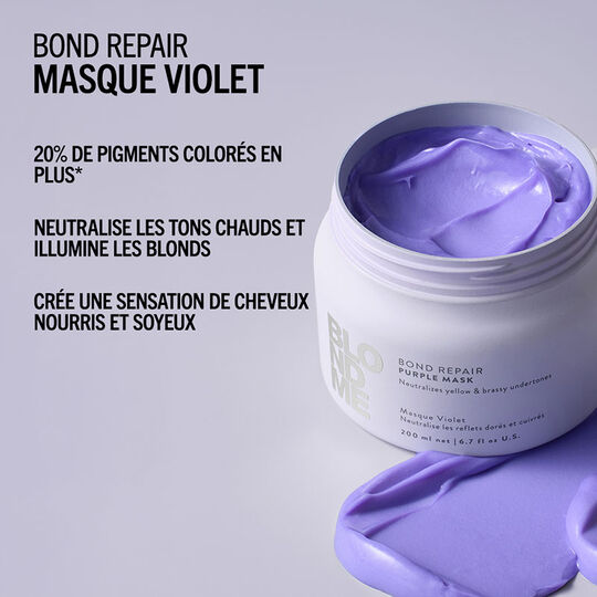 Masque violet Blondme Bond Repair Neutralisant 200ml