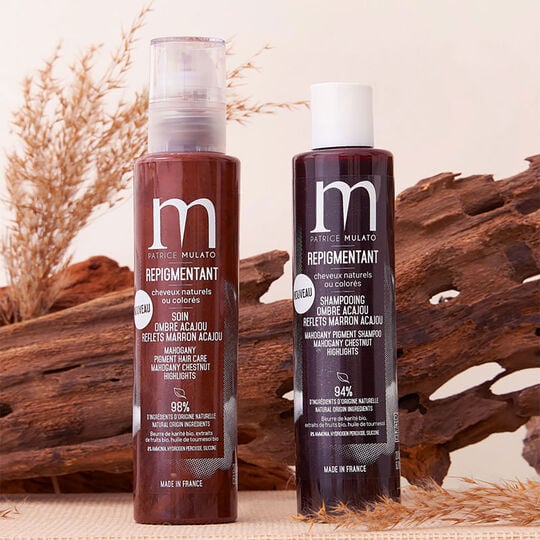 Rituel repigmentant shampooing + soin ombre acajou