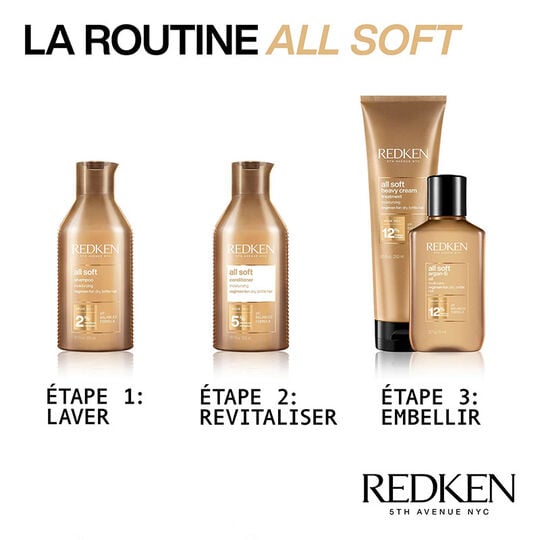 Conditioner hydratant pour cheveux secs et sensibilisés All Soft