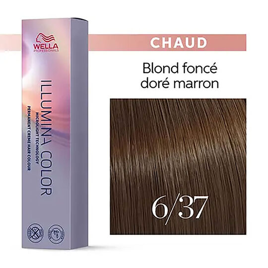 Illumina color 6/37 blond fonc&eacute; dor&eacute; marron