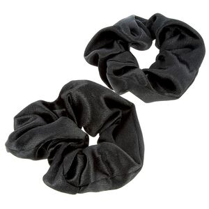 Chouchous satin&eacute;s x 2 noir