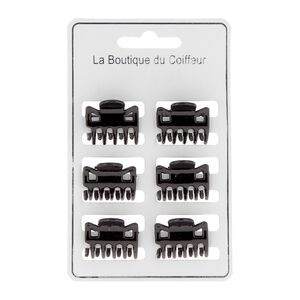 Petites pinces croco noir