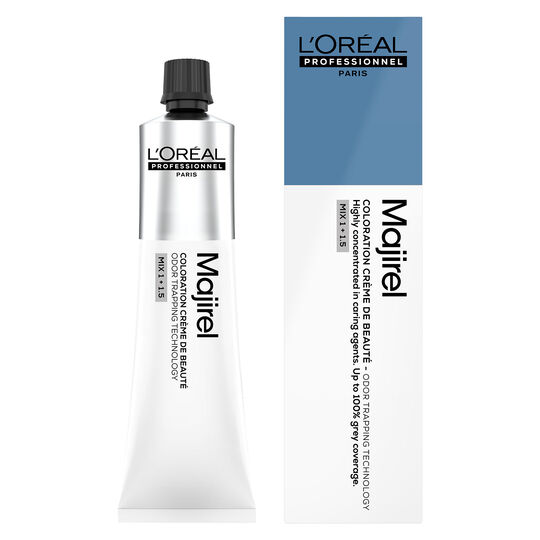 Coloration cr&egrave;me de beaut&eacute; Majirel 7.12 blond cendr&eacute; iris&eacute;