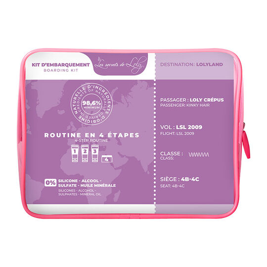 Kit d'embarquement pour cheveux cr&eacute;pus