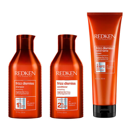 Le rituel Frizz Dismiss pour cheveux rebelles et indisciplinés,  Le rituel Frizz Dismiss pour cheveux rebelles et indisciplinés