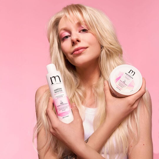 Masque protecteur cheveux color&eacute;s ou m&eacute;ch&eacute;s