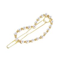 Barrette or et perle