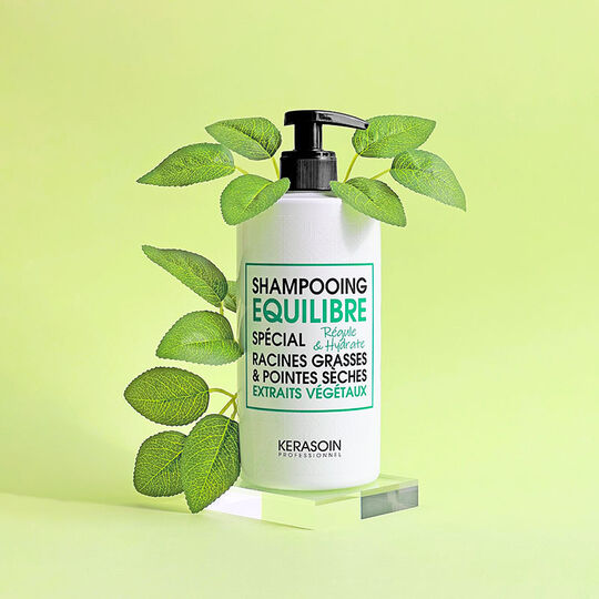 Shampooing &eacute;quilibre racines grasses pointes s&egrave;ches 500ml
