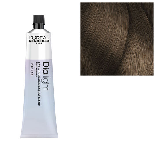 Coloration ton sur ton Dia light Hyaluronic 7.8 blond mocca