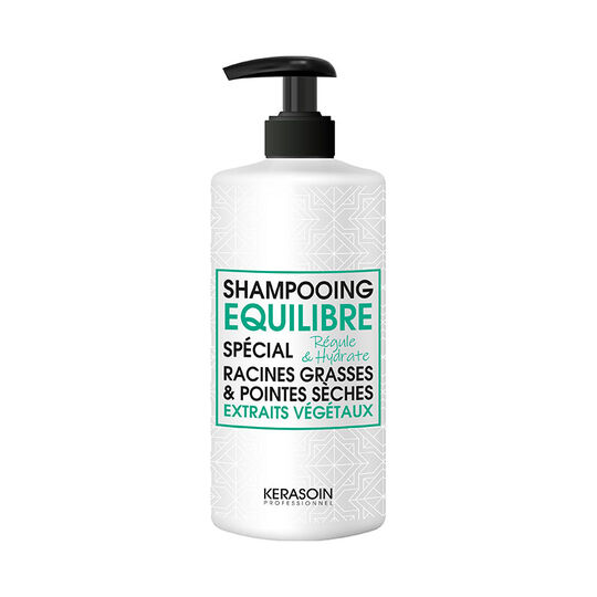 Shampooing équilibre racines grasses pointes sèches 1000ml,  Shampooing équilibre racines grasses pointes sèches 1000ml