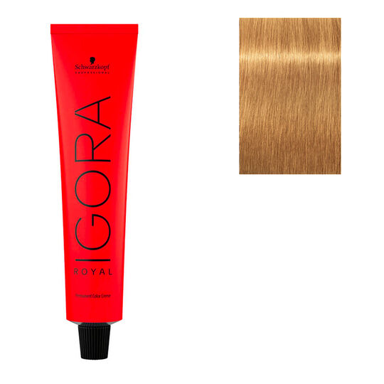Coloration permanente Igora Royal 9-55 blond tr&egrave;s clair dor&eacute; extra