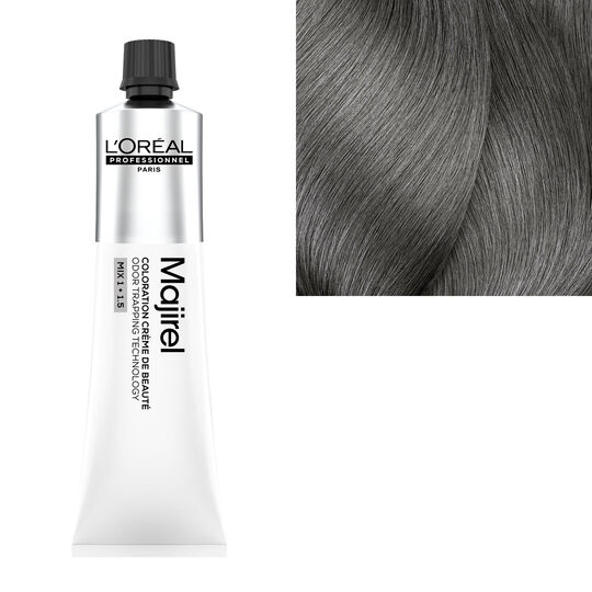 Coloration cr&egrave;me de beaut&eacute; Majirel 7.1 blond cendr&eacute;