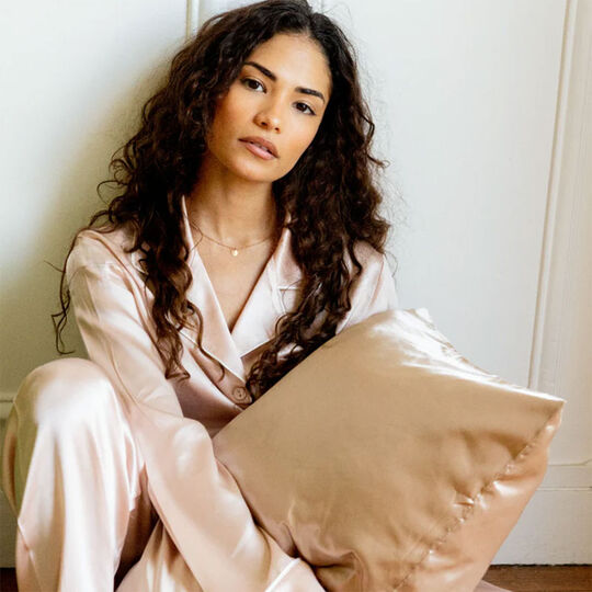 Taie d'oreiller en satin