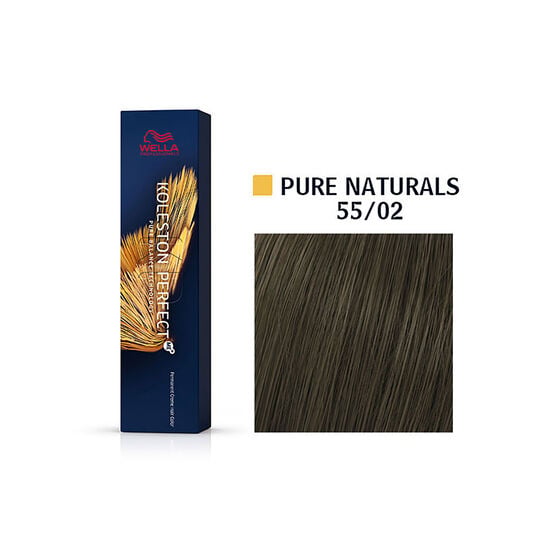 Coloration permanente Koleston Perfect Me+ 55/02 ch&acirc;tain clair intense mat