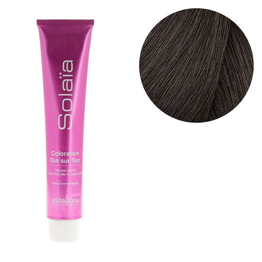 Coloration ton sur ton Sola&iuml;a 6.1 blond fonc&eacute; cendr&eacute;