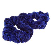 2 Chouchous velours XXL bleu,  2 Chouchous velours XXL bleu