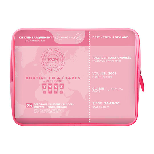 Kit d'embarquement pour cheveux ondul&eacute;s